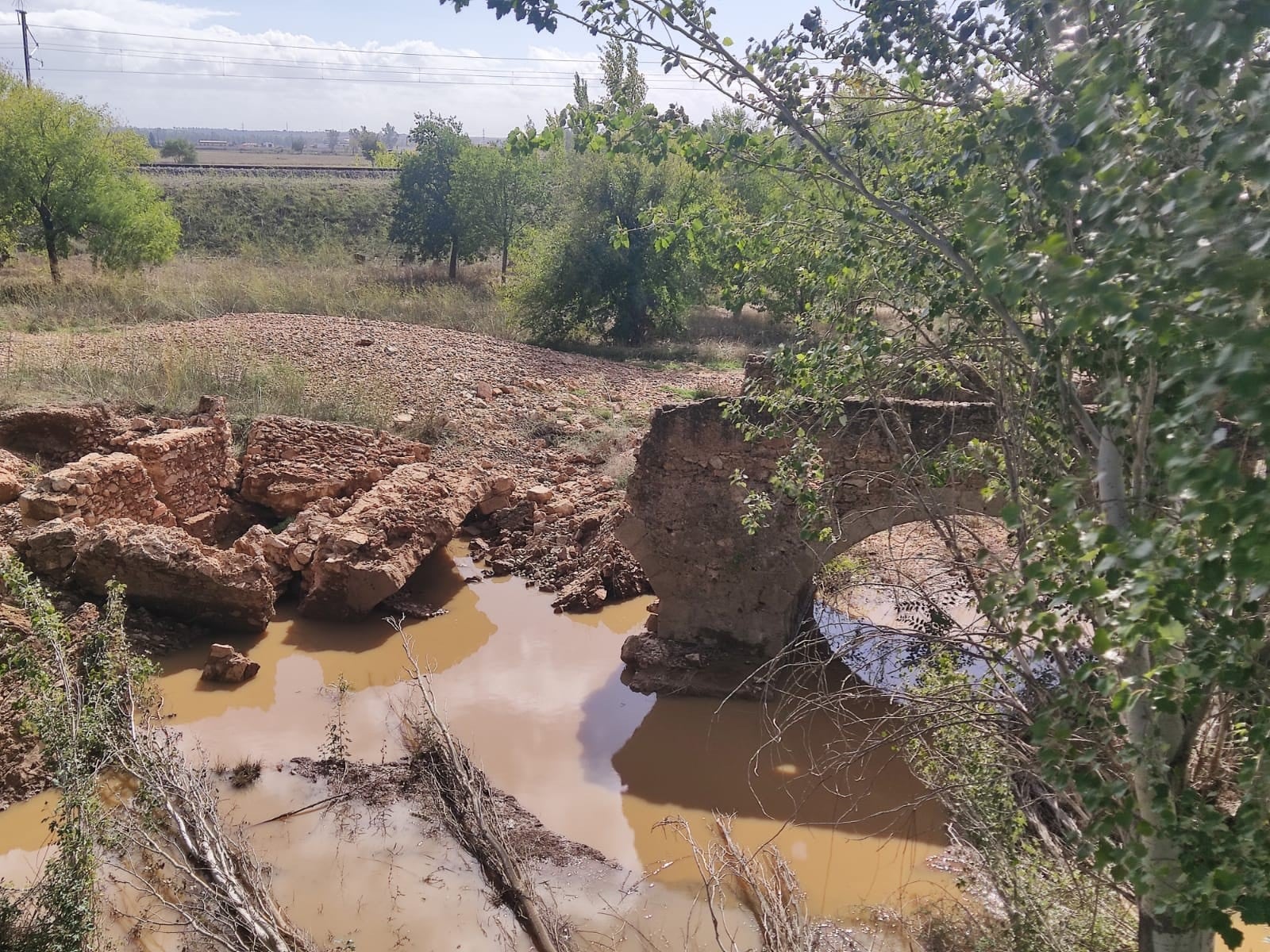 Estado del puente de Cantillana