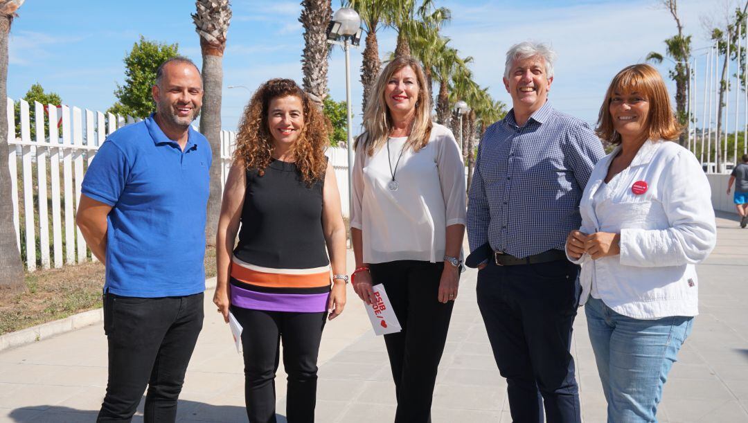 Un momento durante el acto de campaña con Patricia Gómez