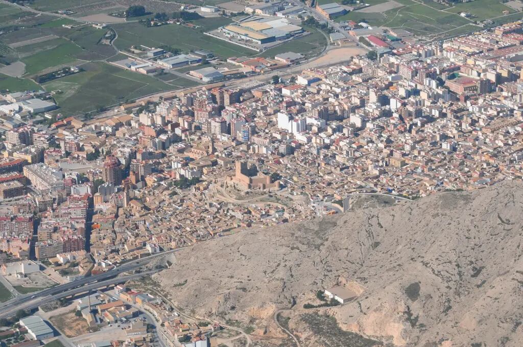 Villena desde el aire
