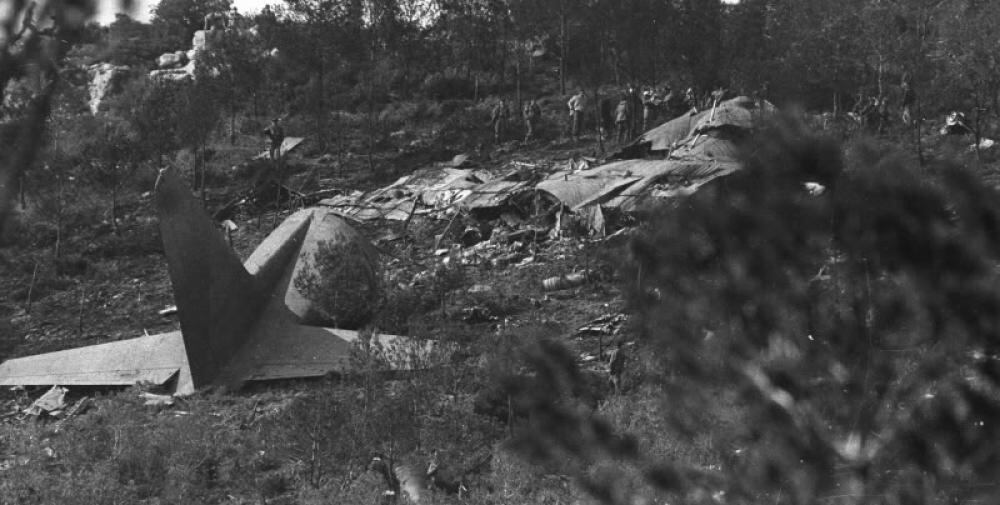 Accidente aéreo en Borja en 1984