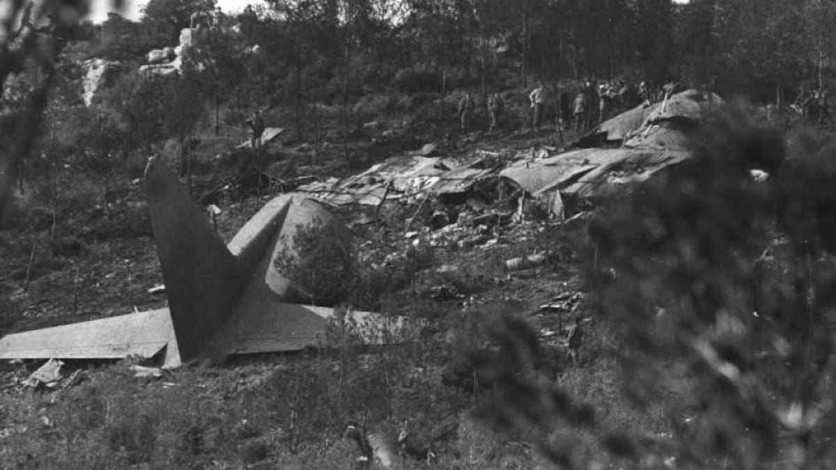“¡Salten, salten!”, el grito desesperado del piloto del Hércules siniestrado en Borja hace 40 años