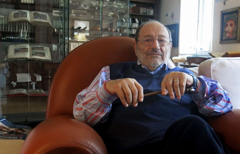 Imagen de archivo del escritor y filósofo italiano Umberto Eco, fallecido este viernes en su casa a los 84 años