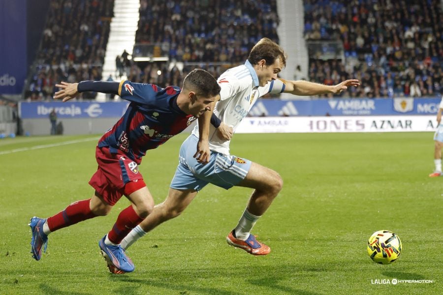 El Zaragoza superó al Huesca en el derbi aragonés