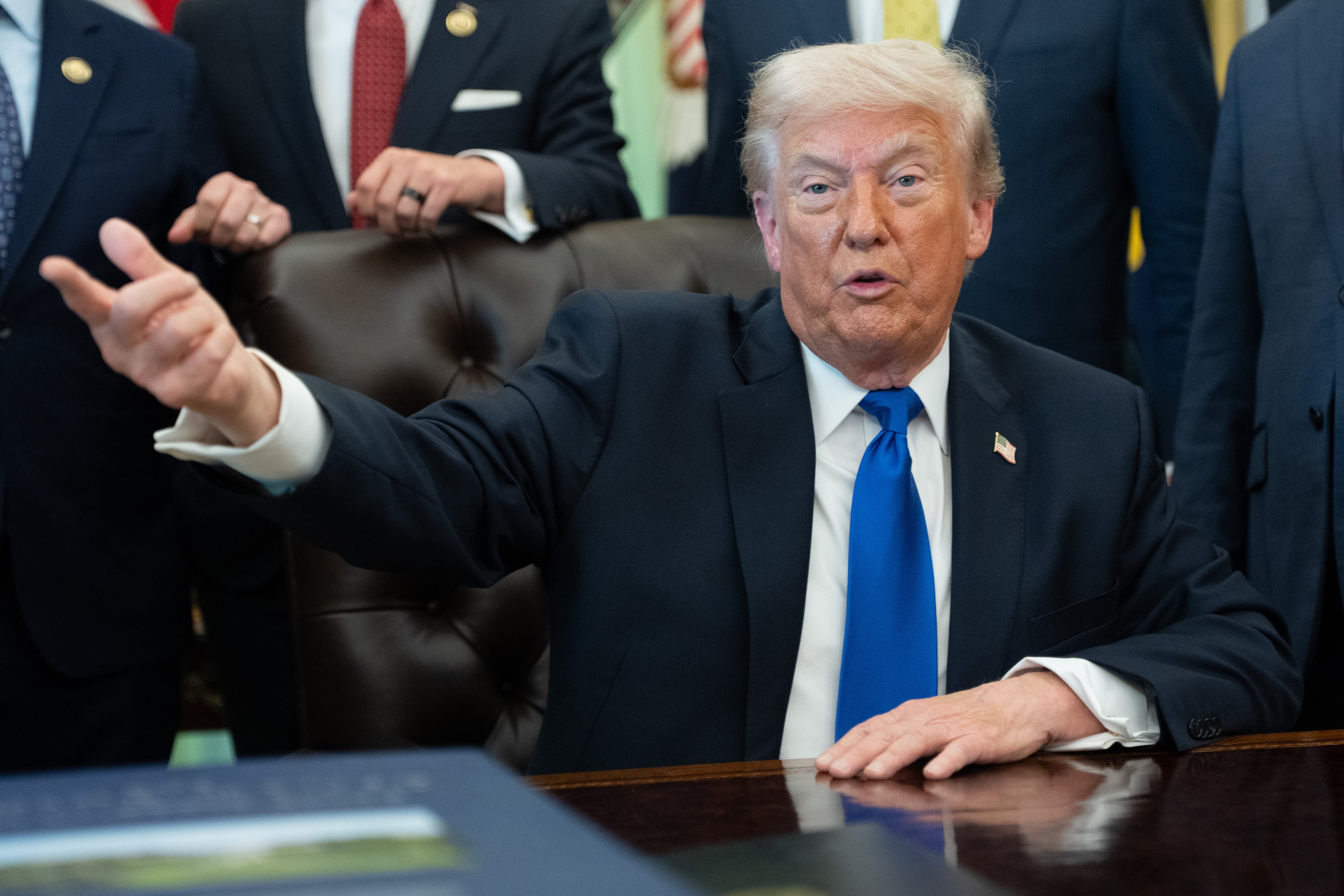 Donald Trump en la Casa Blanca