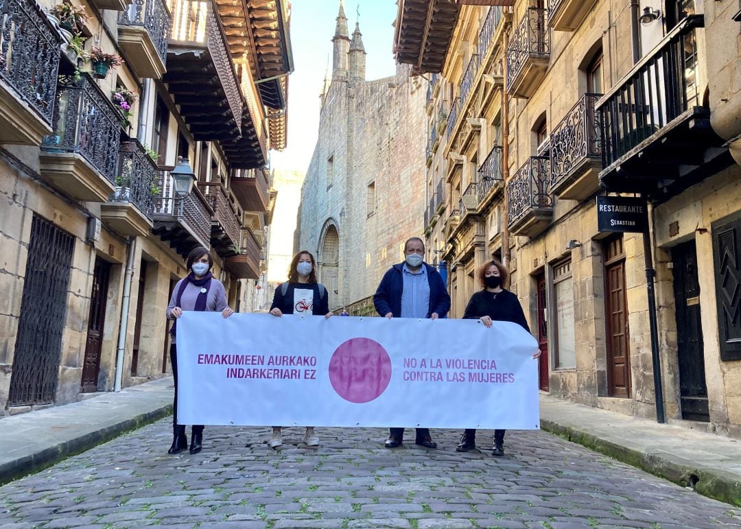 Presentados los actos del 25N en Hondarribia. 