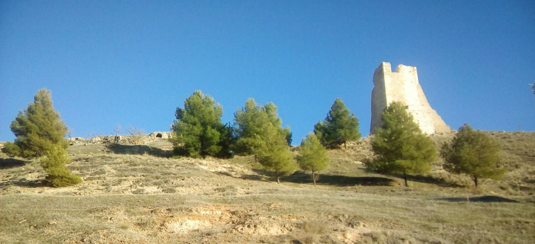 Castillo de Torralba (Cuenca) que perteneció al Marques de Villena. 