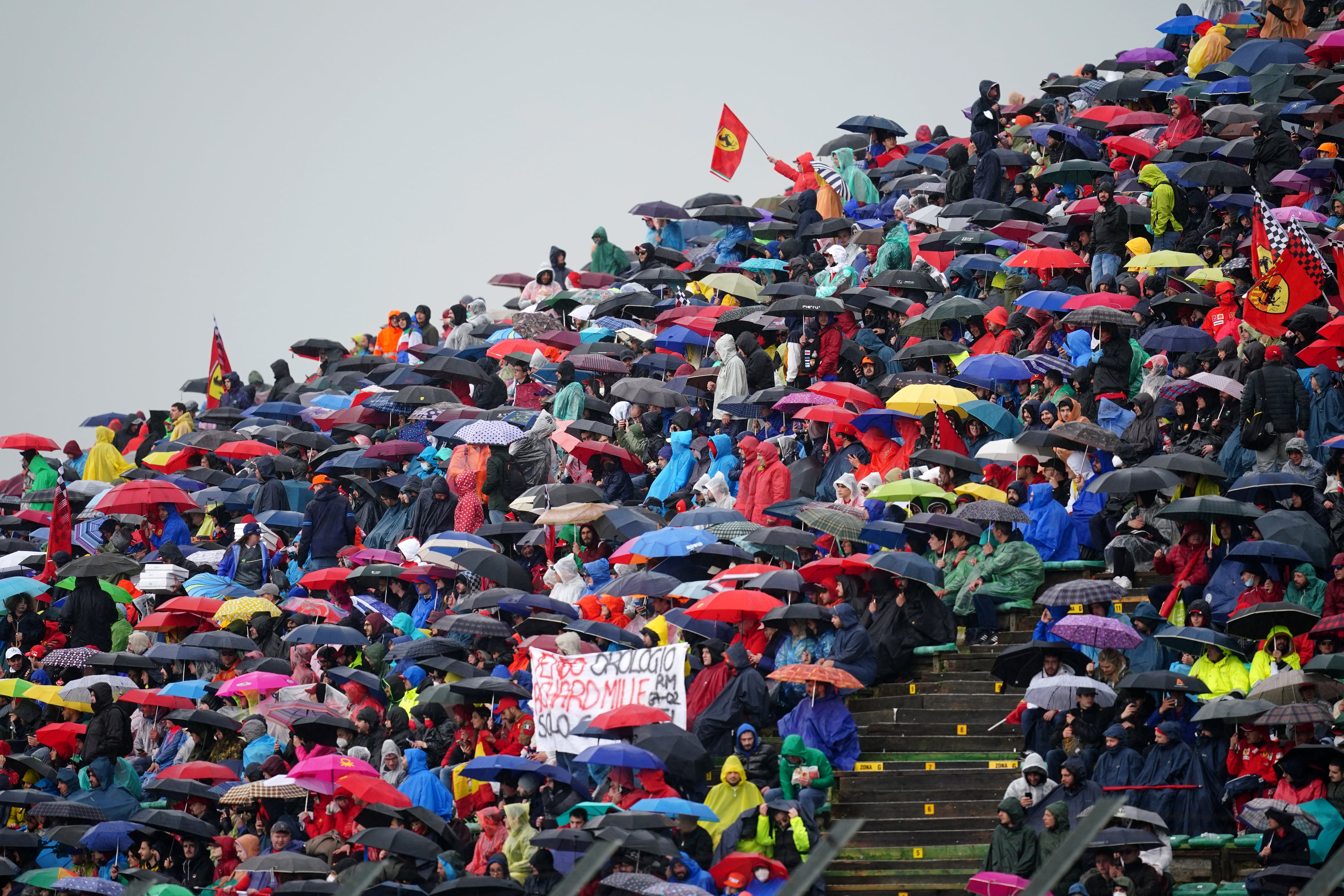 Evacuado el circuito de Ímola a 48 horas de que llegue la Fórmula 1. Fotografía de archivo del GP del año pasado. (Photo by David Davies/PA Images via Getty Images)