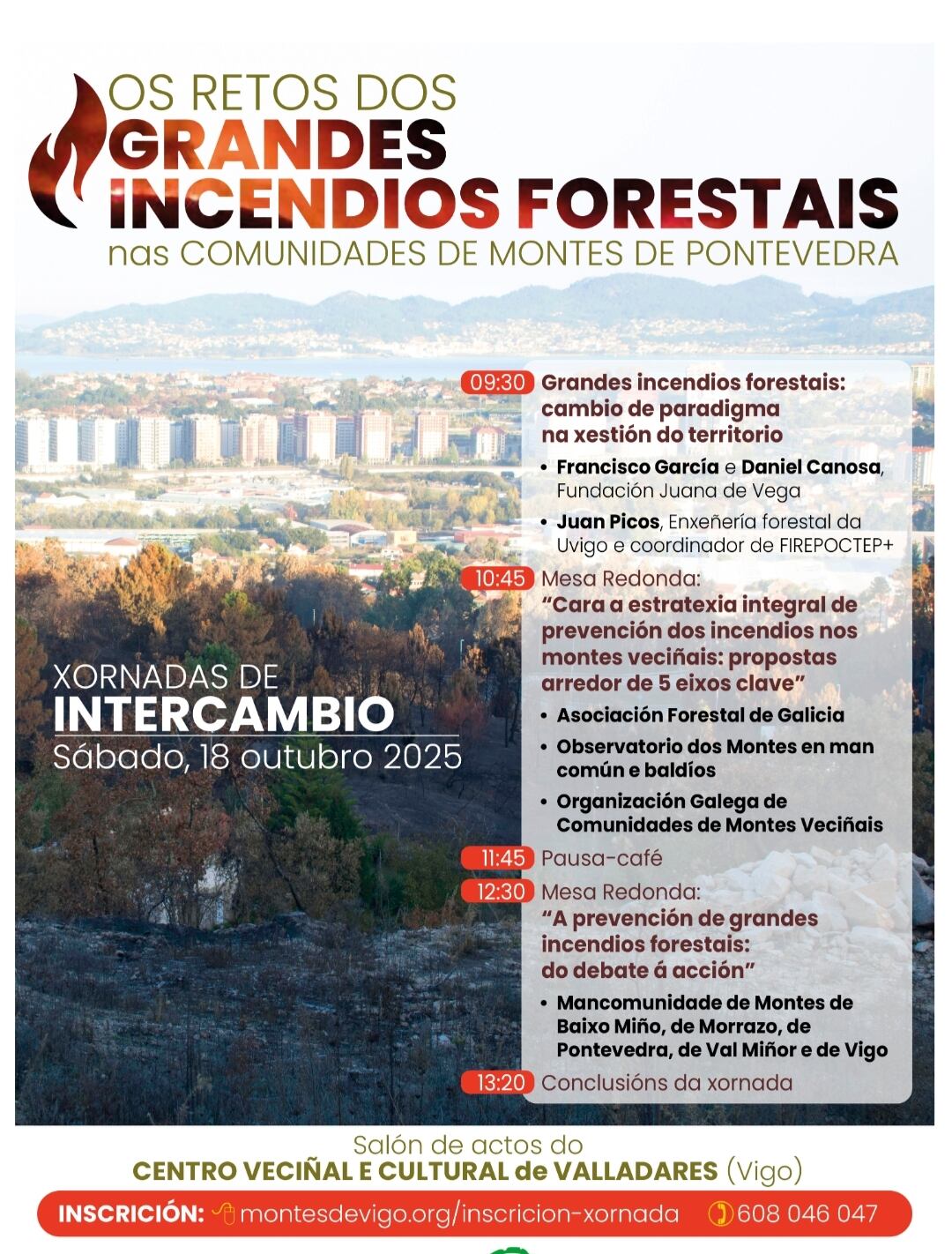 Jornada contra incendios Centro Veciñal e Cultural de Valladares