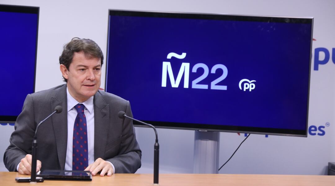 Alfonso Fernández Mañueco, candidato del PP de Castilla y León