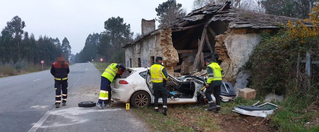 Así quedó el coche