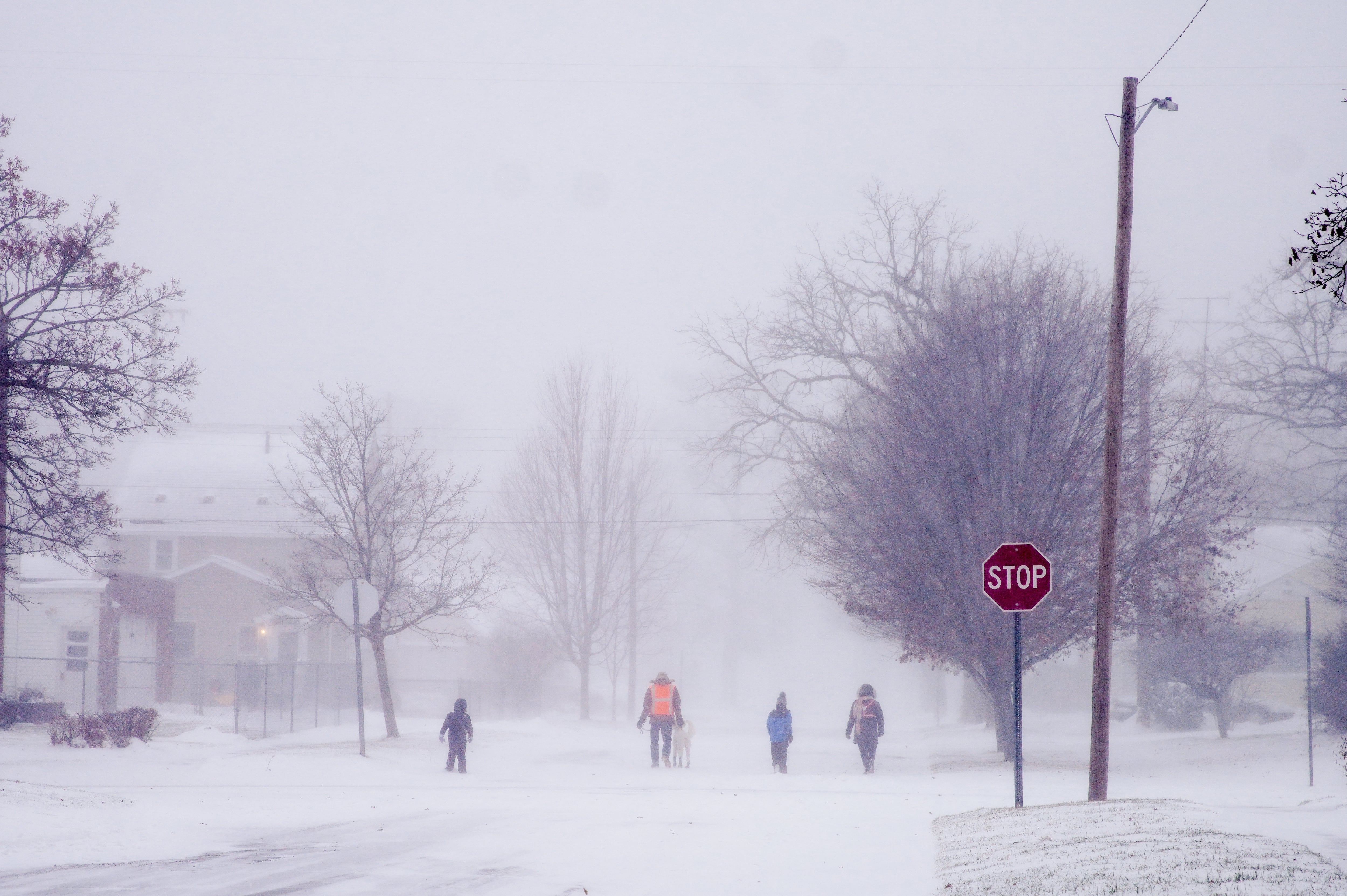 Tormenta invernal en Estados Unidos.