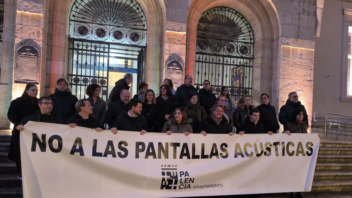 Palencia alza la voz y dice NO al muro de ADIF