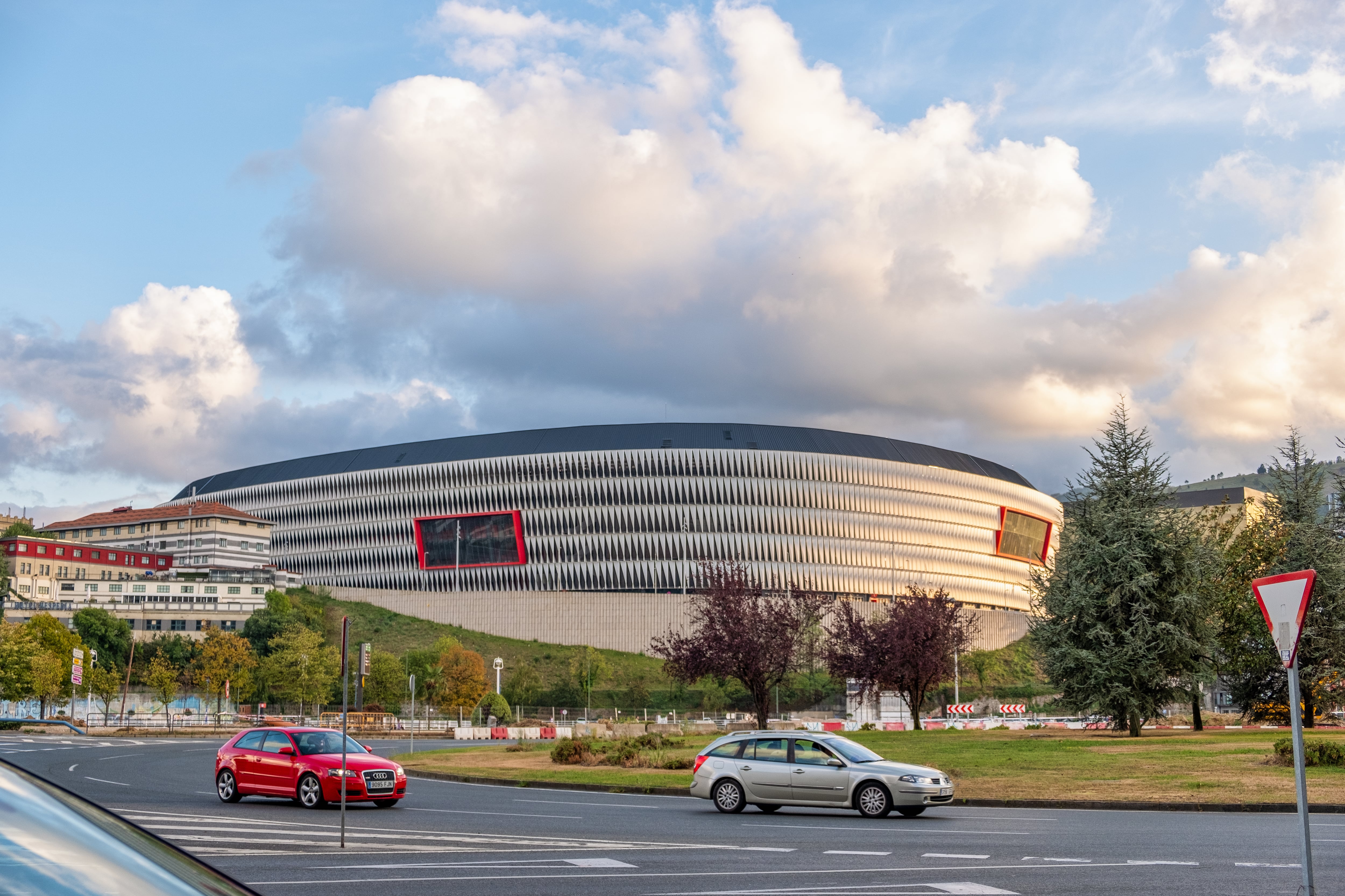 Bilbao, Biscay, Spain – September 21, 2020: San Mames stadium in Bilbao