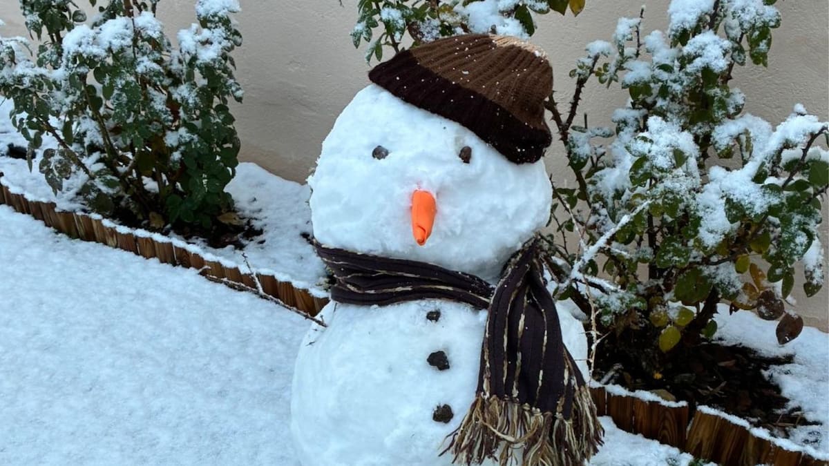 La nieve deja un pequeño manto blanco en diferentes localidades de Toledo: estas son las imágenes