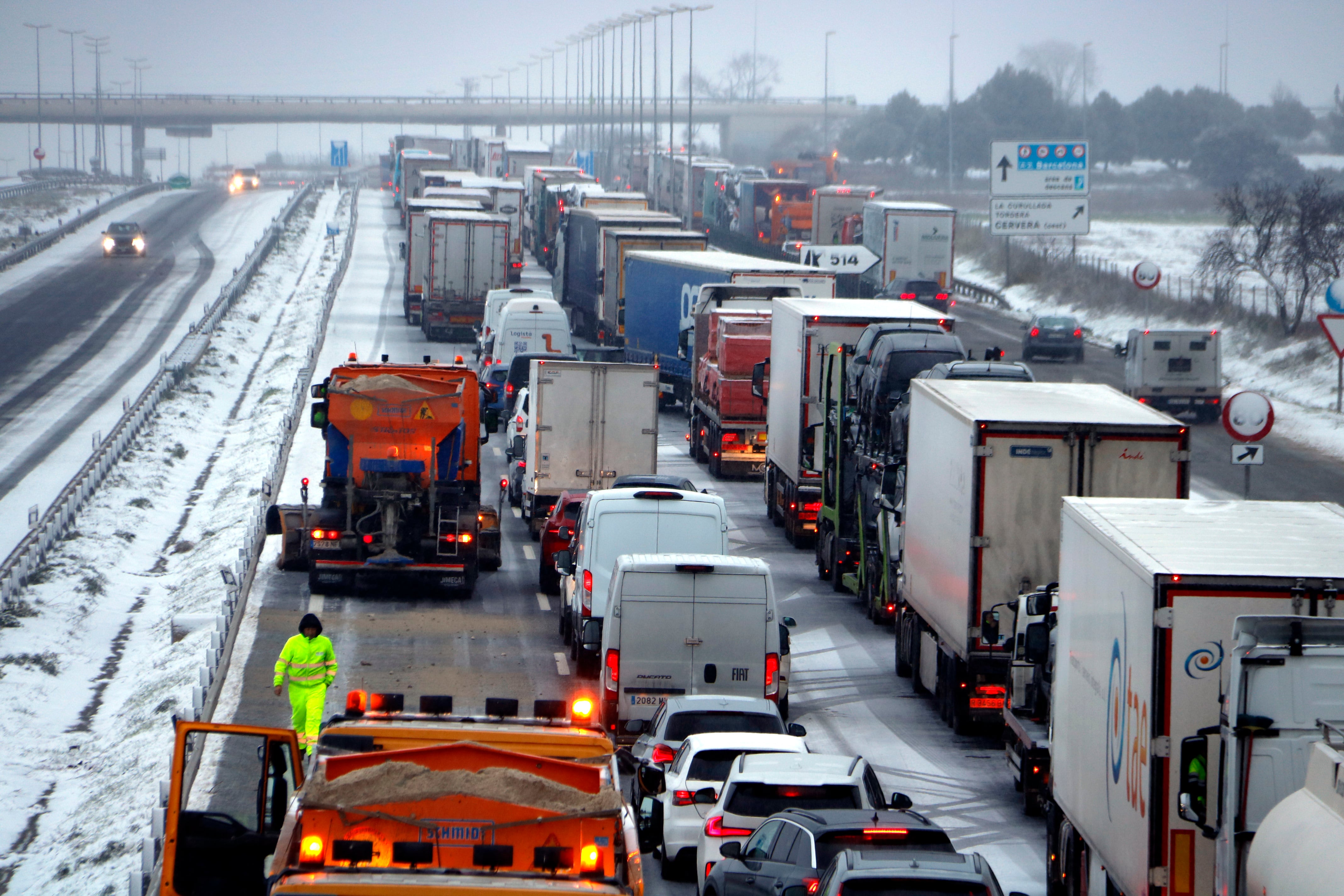 Col·lapse viari a la Segarra.