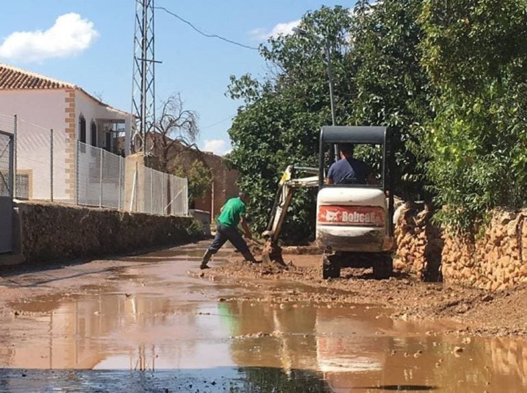 Efectos anteriores tormentas en Cúllar