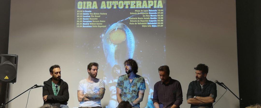 Presentación de la gira de Izal