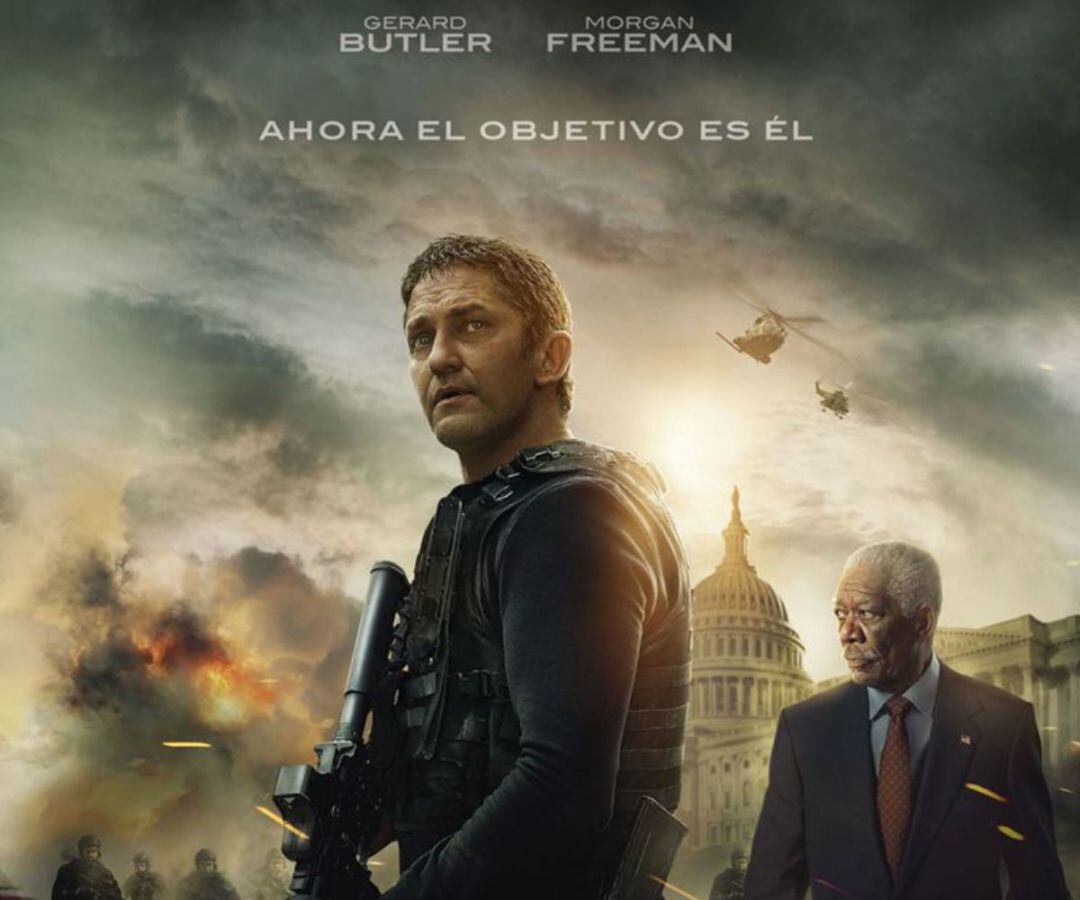 Gerard Butler y Morgan Freeman llegan a la cartelera con la acción de “Objetivo: Washington DC”