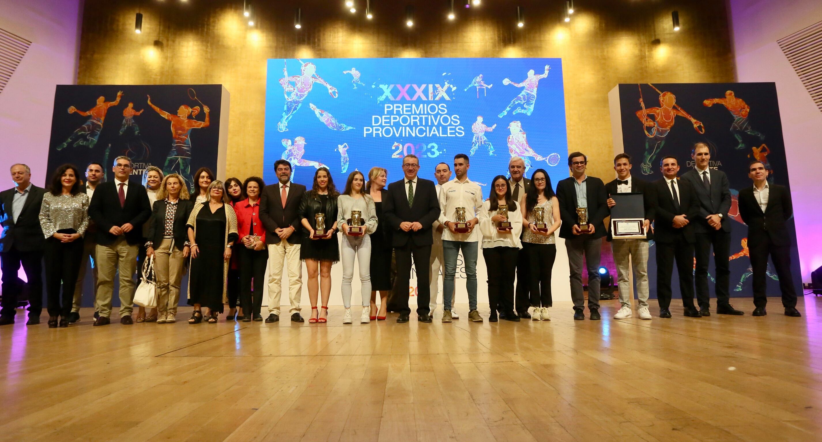 Ganadores de los premios deportivos provincia de Alicante 2023
