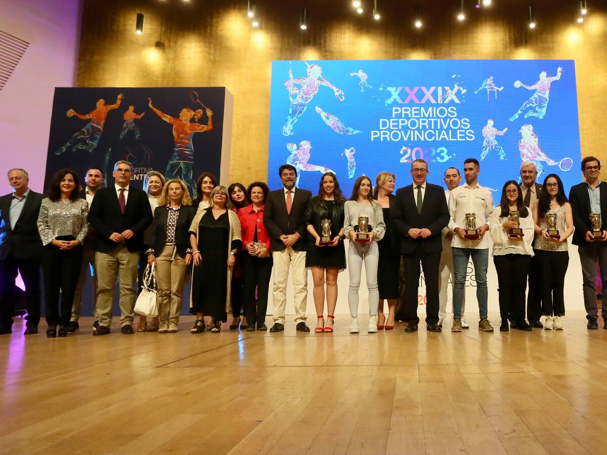 Ascensión Roca y Felipe Orts, protagonistas de la noche en los Premios Provinciales del Deporte