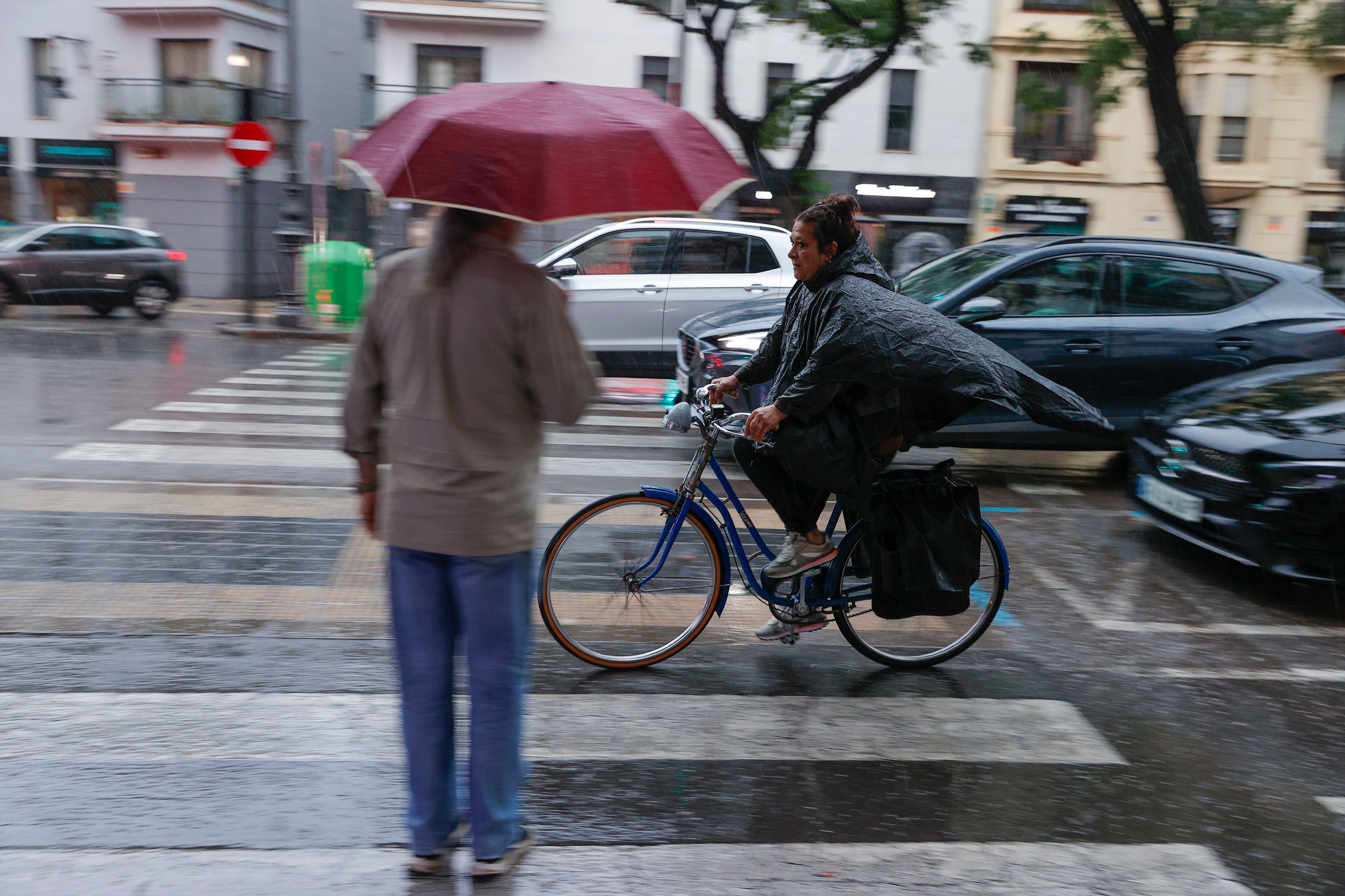 Vista de una calle de la ciudad de Valencia el pasado jueves.