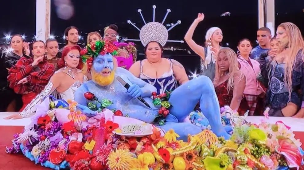 Interpretación de &#039;La última cena&#039; en la ceremonia de los JJOO