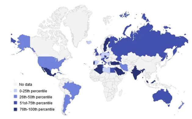 Porcentaje de celiacos en el mundo