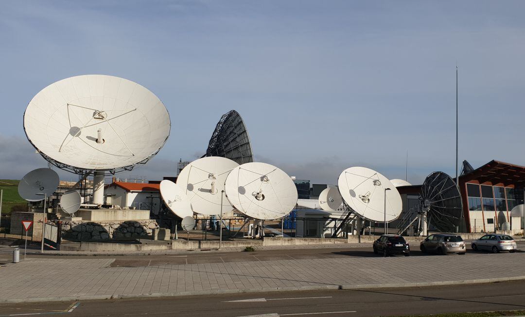 Instalaciones de Santander Teleport en el Parque Científico y Tecnológico de Santander 