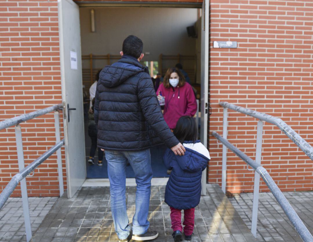 Vacunación en el CEIP Campanar