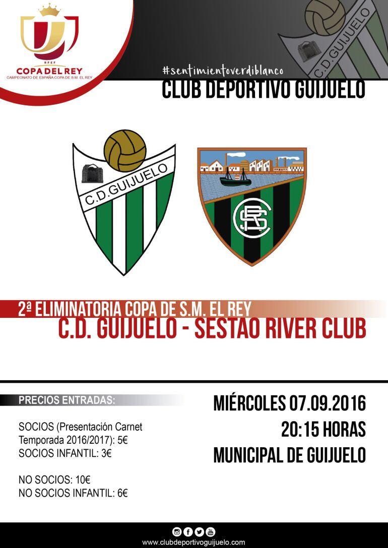 Mañana, partido decisivo para el CD Guijuelo en la Copa del Rey