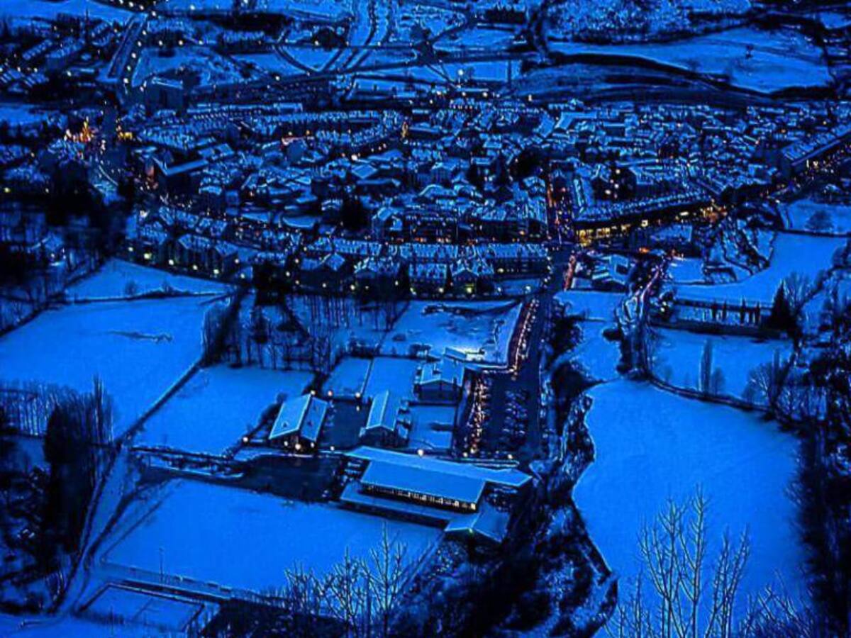 Huesca completamente blanca