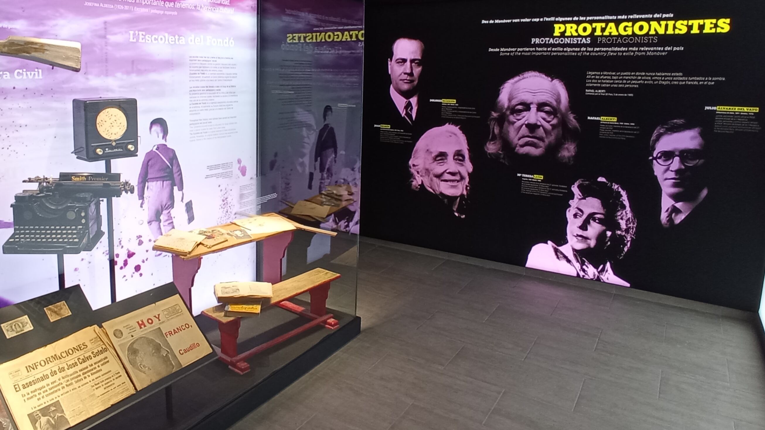 Proyecto didáctico en el Espai Memorialista del Fondó de Monóvar