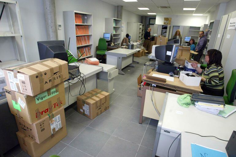 Oficinas en el edificio judicial de Valladolid