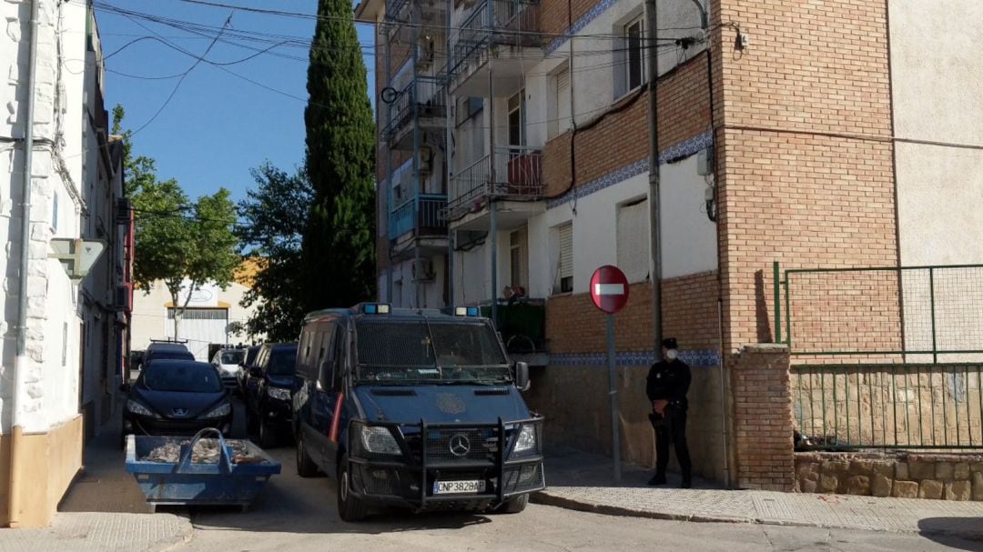 Imagen de la operación antidroga en Úbeda