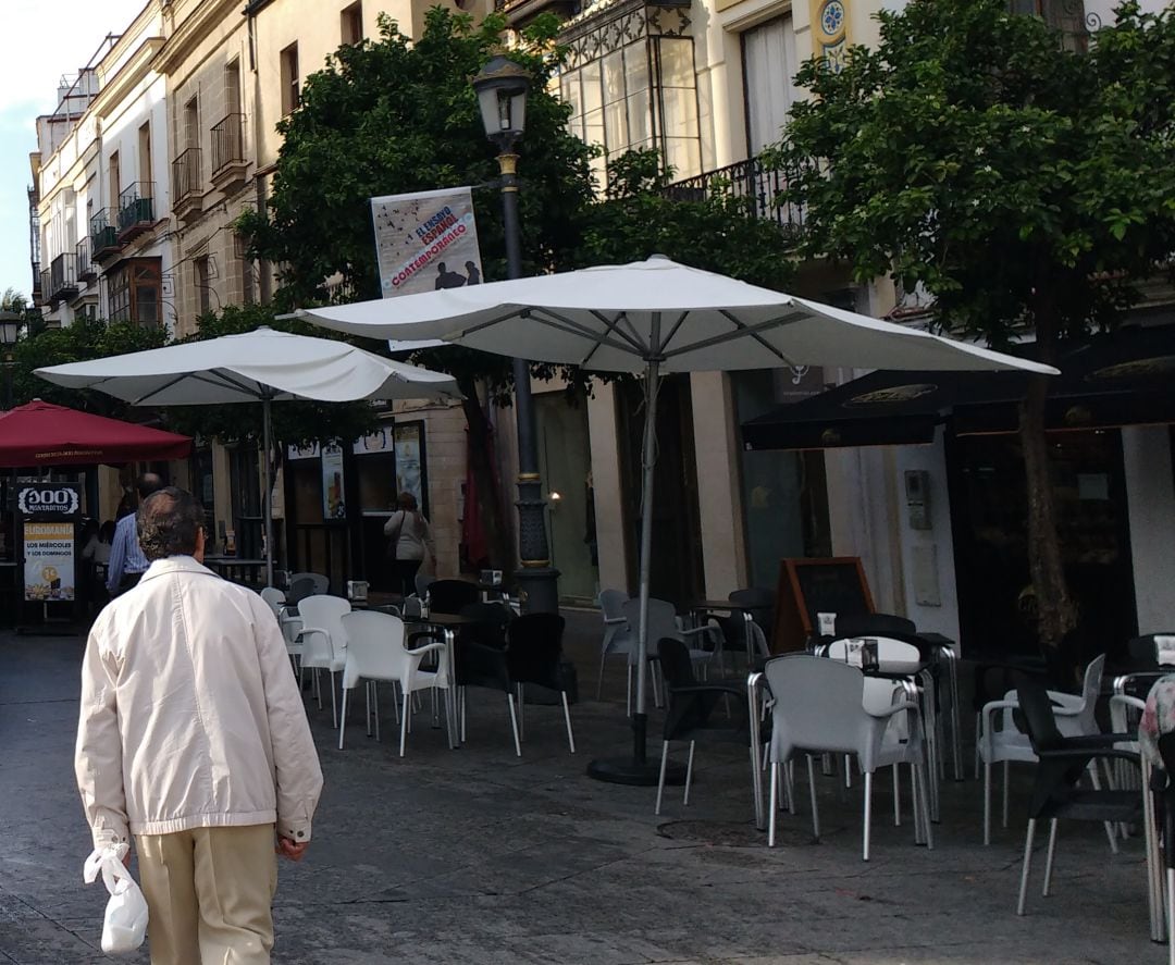 Calle Larga en el centro de Jerez