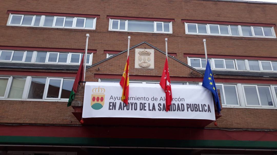 Fachada actual del Ayuntamiento de Alcorcón