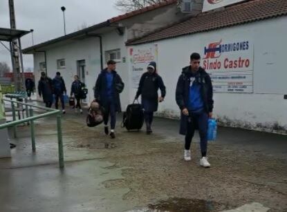 La expedición de la Arandina a su llegada a La Eragudina