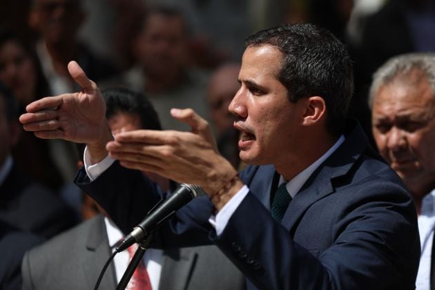 El presidente de la Asamblea Nacional, Juan Guaidó, se proclamó presidente interino de Venezuela.