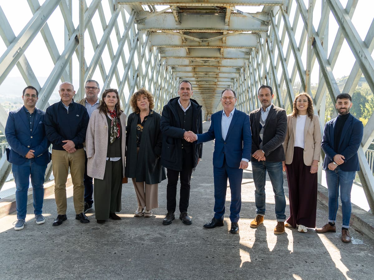 El primer puente internacional sobre el río Miño cumple 140 años
