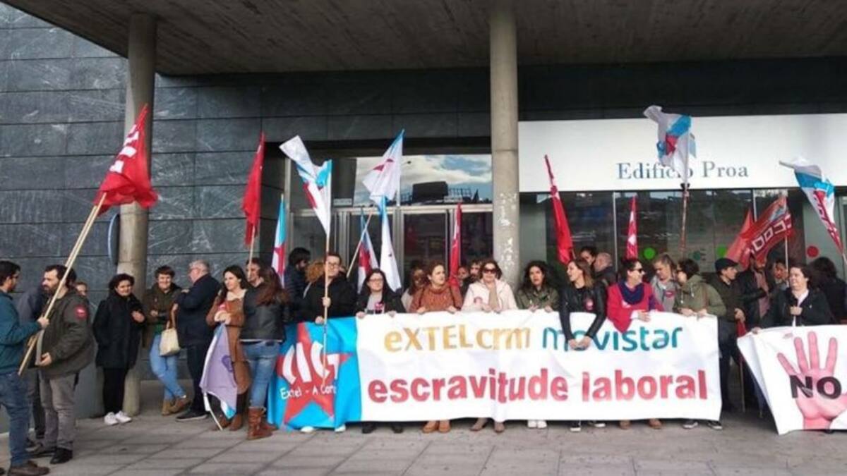 Huelga en Extel contra las jornadas excesivas y el impago de incentivos
