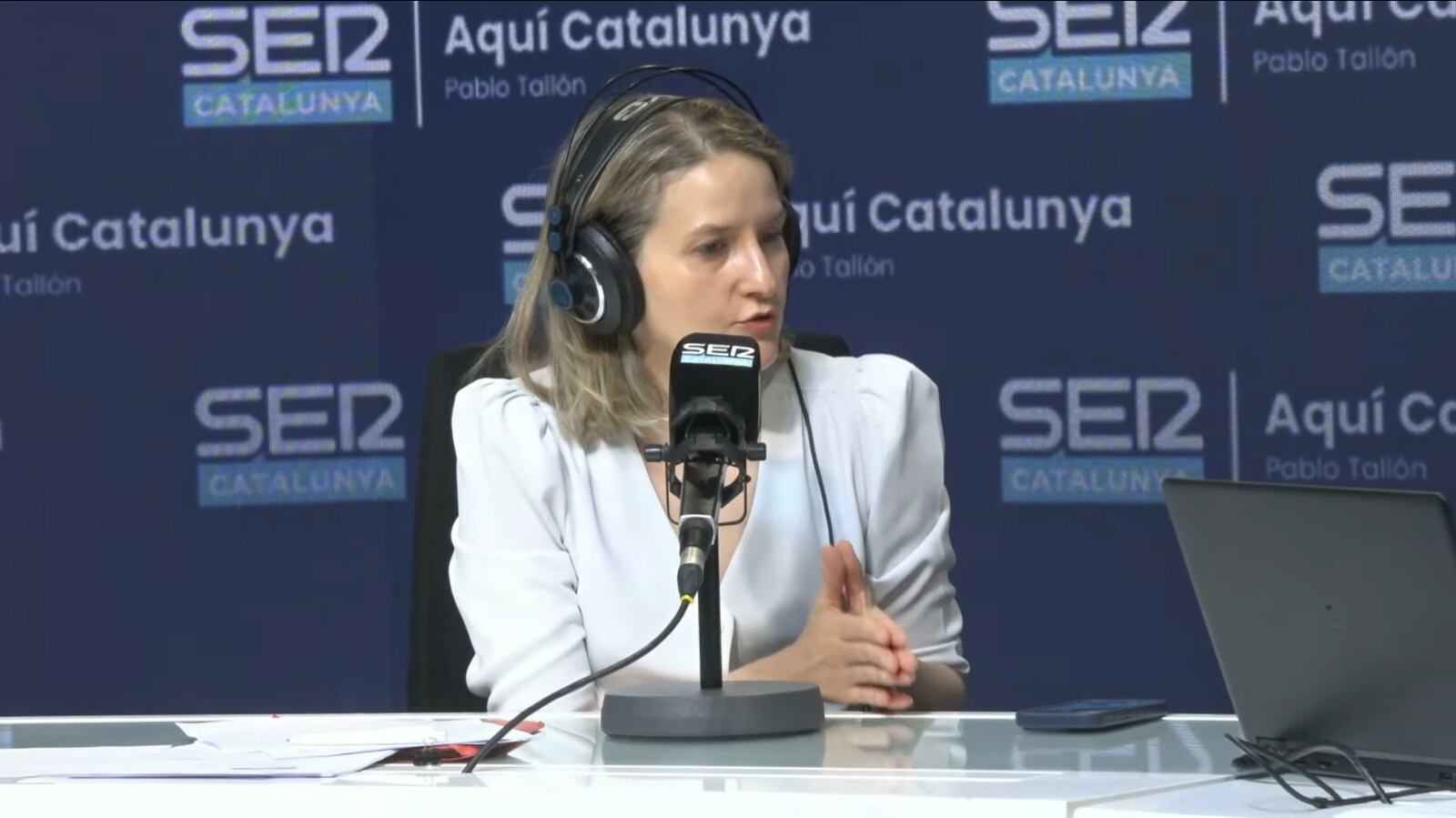 La consellera de Drets Socials a l&#039;estudi Toresky de SER Catalunya.