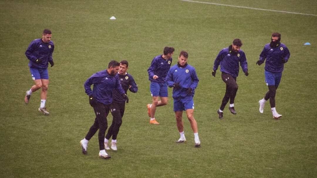 Entrenamiento del Hércules en el Rico Pérez