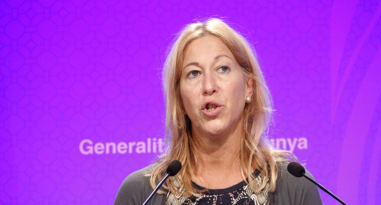 La consellera de presidència y portavoz del gobierno catalán, Neus Munté