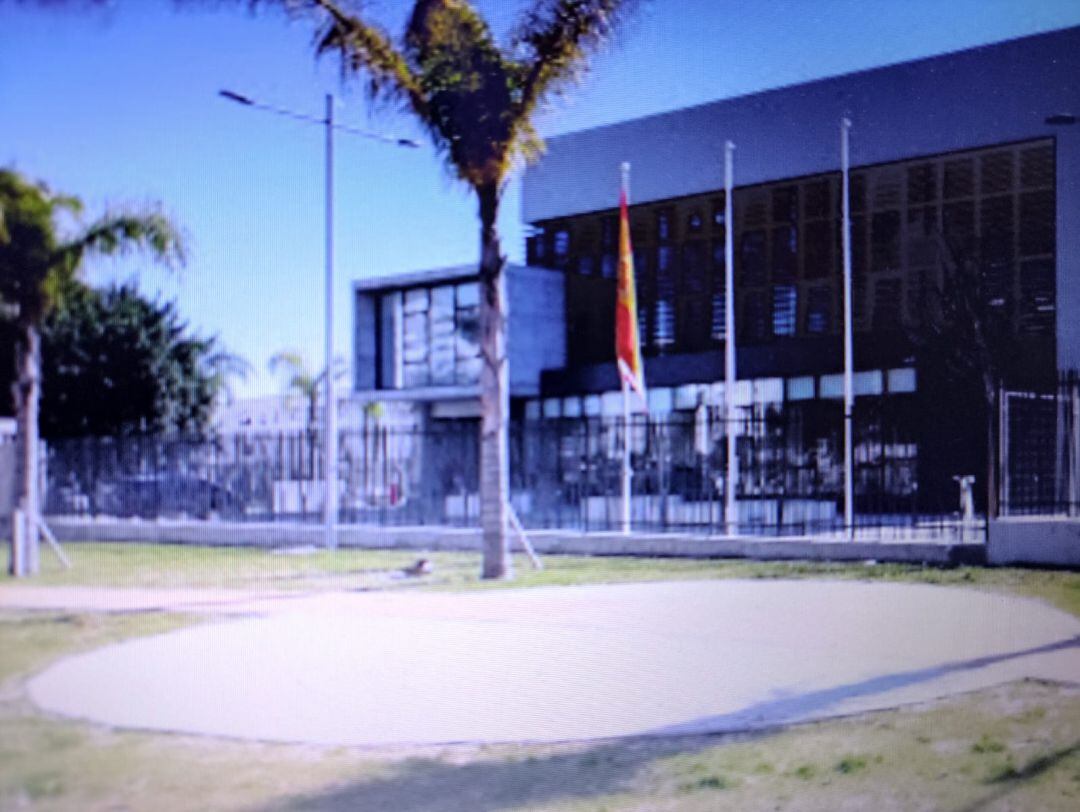 Fachada de la comisaría de la Policía Nacional de Jerez