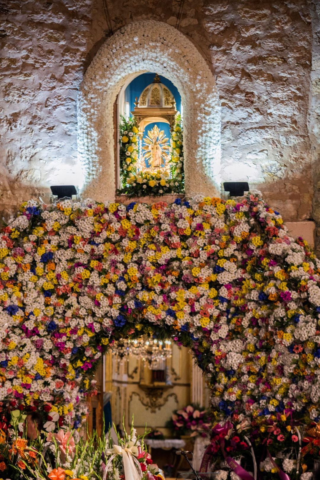 Ofrenda a la patrona de Santa Pola