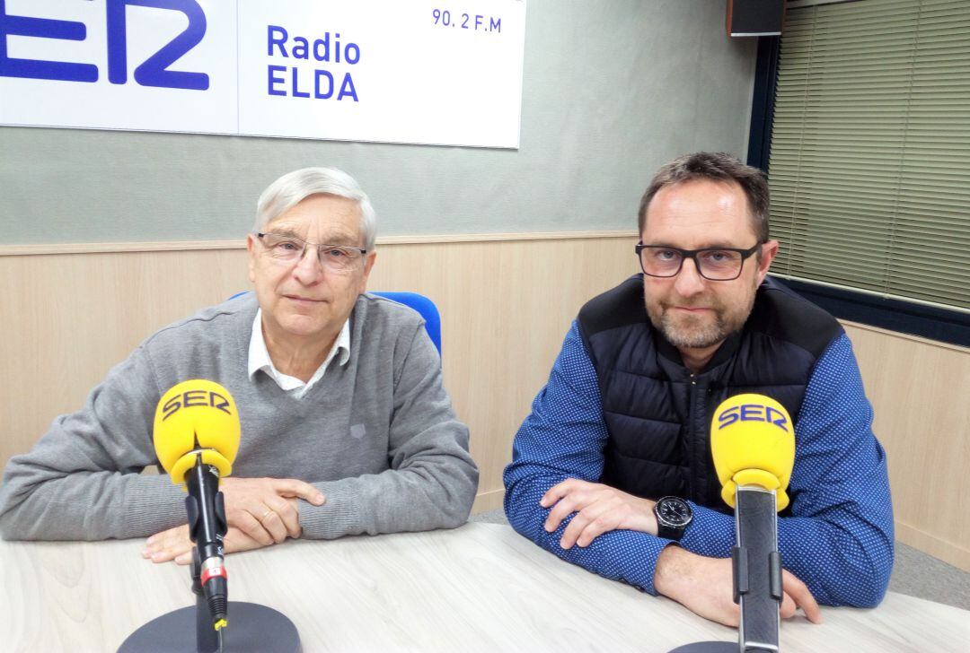 Pepe Blanes junto con Pedro Serrano