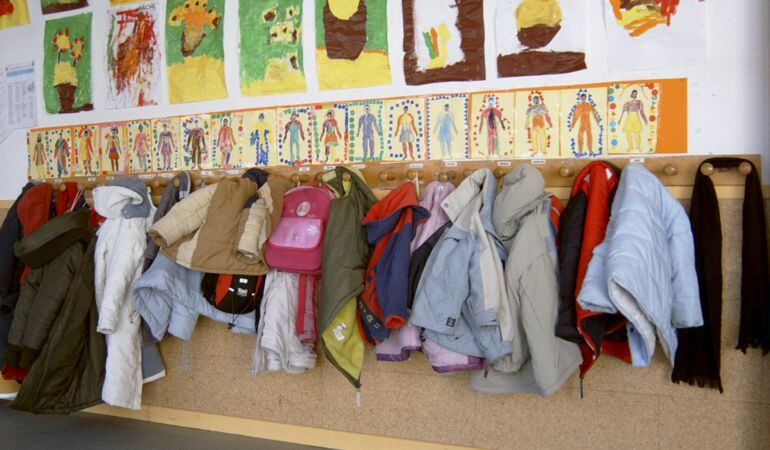 Interior de un colegio de Móstoles