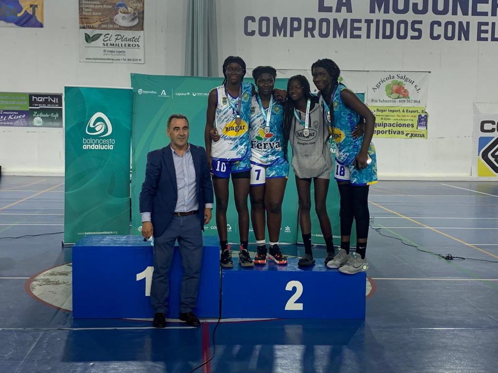 La Mojonera brilla en el baloncesto 3x3.