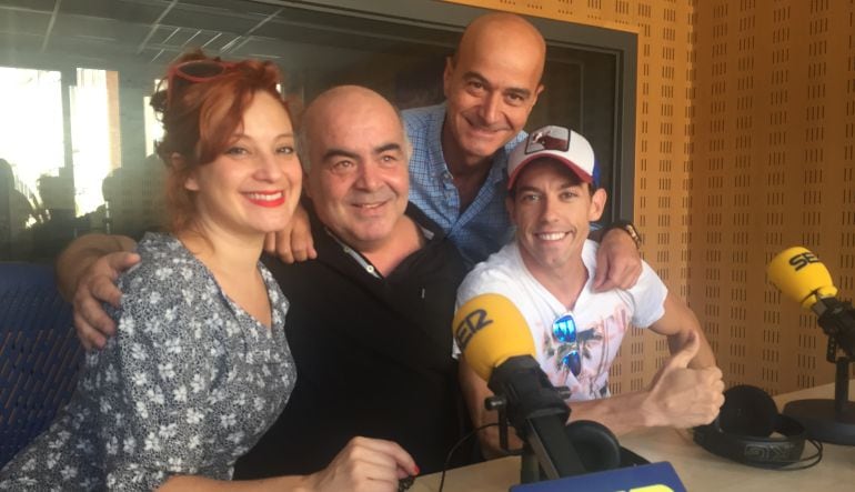 El reparto de &#039;El discurso del rey&#039; en los estudios de la radio