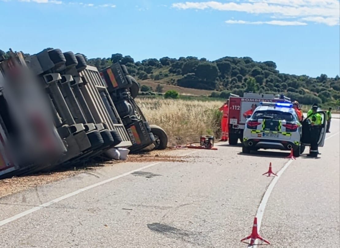 Accidente en Navianos de Valverde / archivo